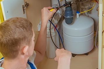 Установка фильтров обратного осмоса